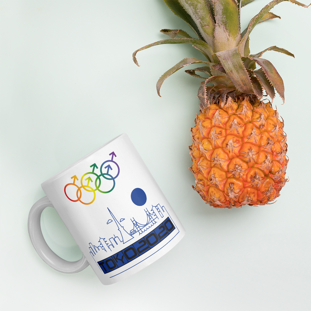 Tribe of the Union Rings Male Gender Identity Blue Skyline Big 'O' Games 11oz./15oz. Coffee Mug