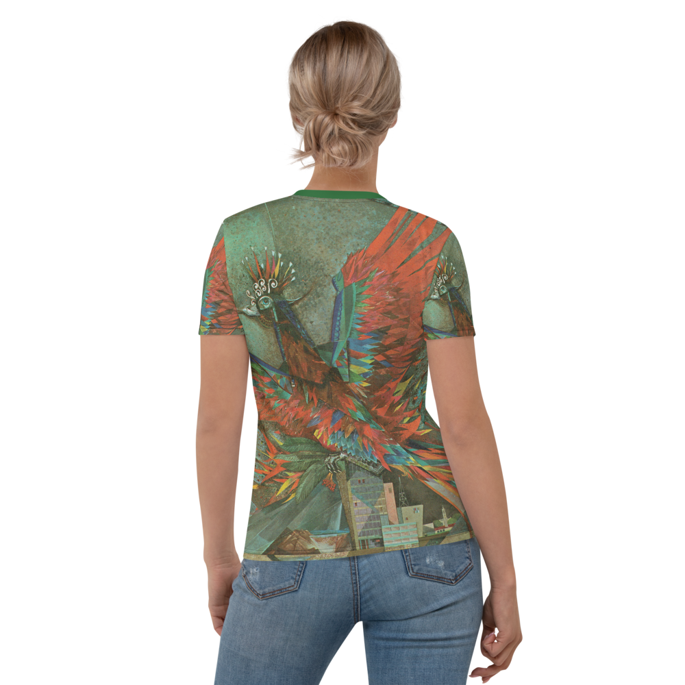 Phoenix Bird - Phoenix Sky Harbor Municipal Airport Terminal Mural Women's All-Over T-shirt