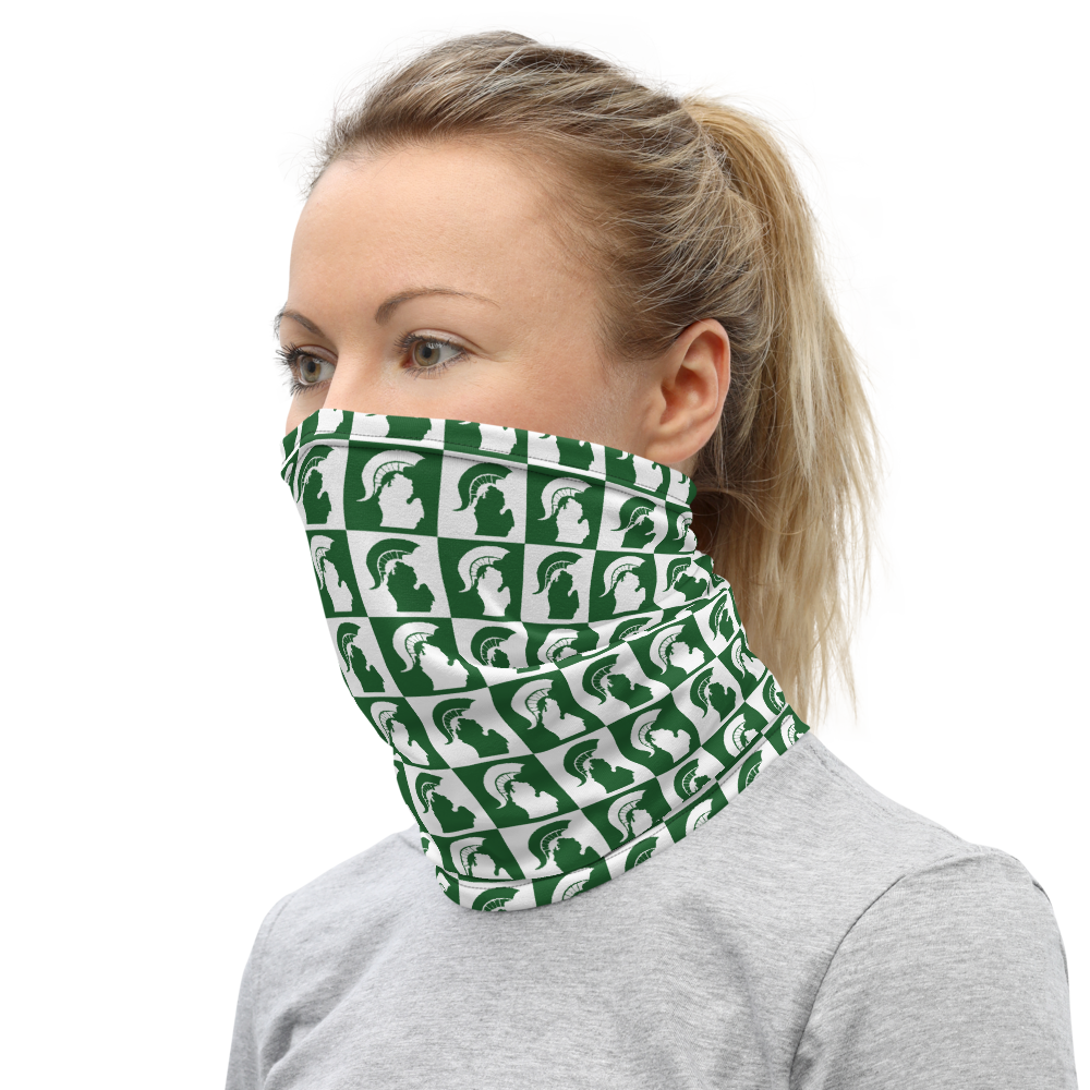 Michigan State Spartan Football Neck Gaiter