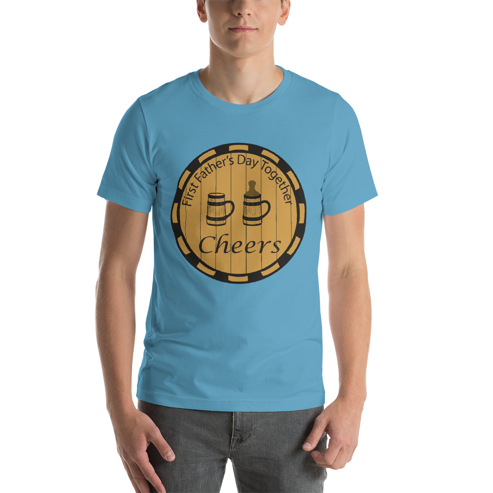 First Father's Day Together Toast Short-Sleeve Unisex T-Shirt
