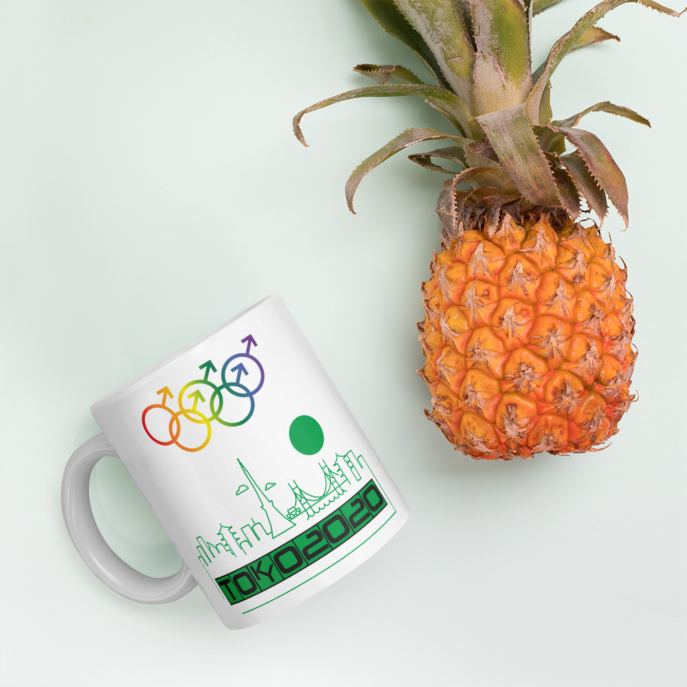 Tribe of the Union Rings Male Gender Identity Green Skyline Big 'O' Games 11oz./15oz. Coffee Mug