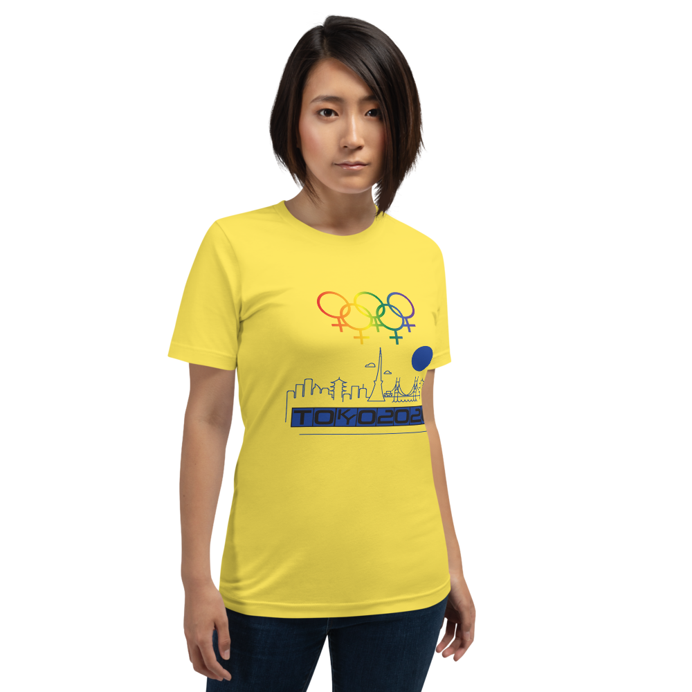 Tribe of the Union Rings Female Gender Identity Blue Skyline Big 'O' Games Short-Sleeve Unisex T-Shirt