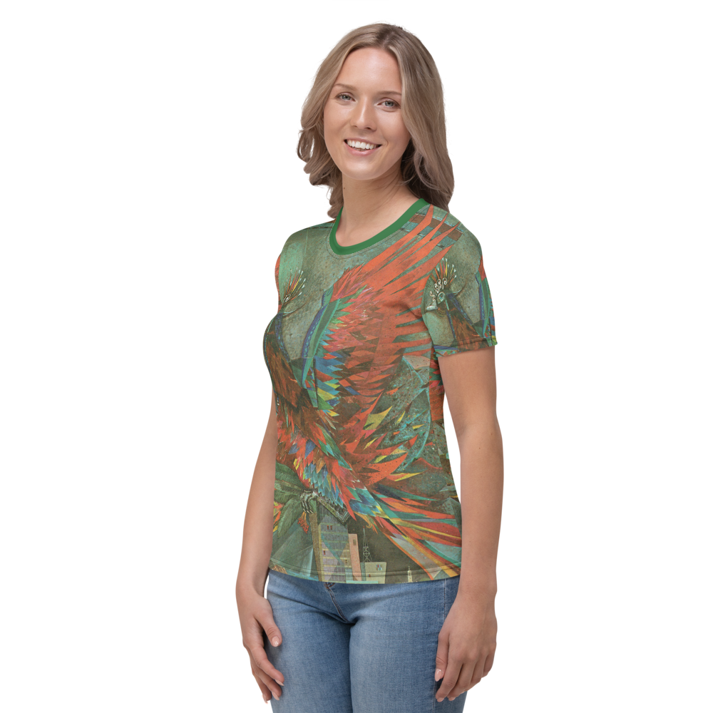 Phoenix Bird - Phoenix Sky Harbor Municipal Airport Terminal Mural Women's All-Over T-shirt