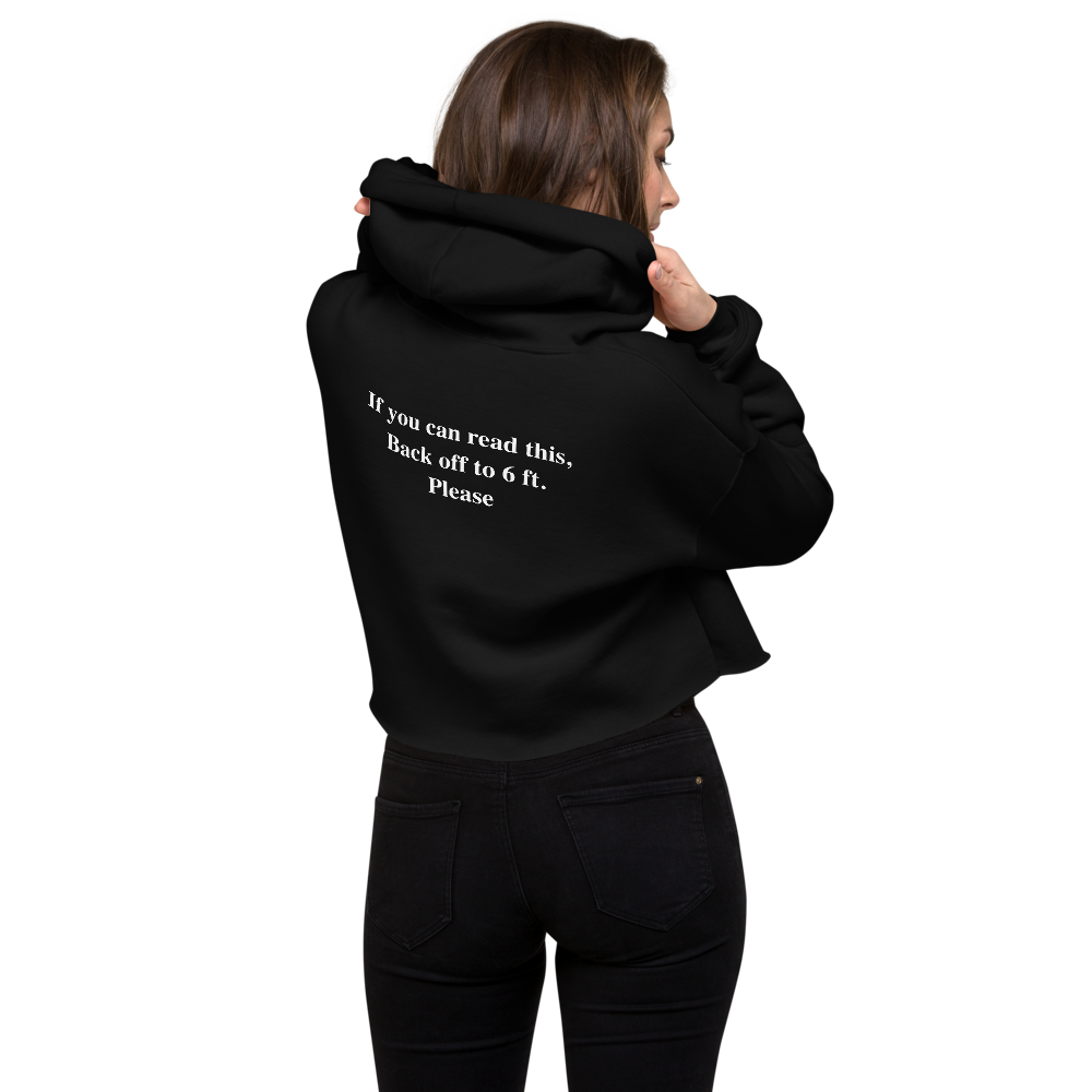 The Quarantine Grille Crop Hoodie