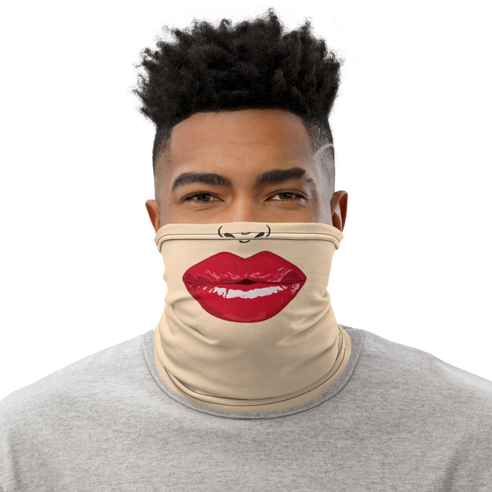 Ooooohh - Man's Sexy Lips Neck Gaiter
