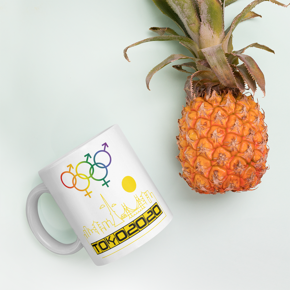 Tribe of the Union Rings Mixed Gender Identity Yellow Skyline Big 'O' Games 11oz./15oz. Coffee Mug
