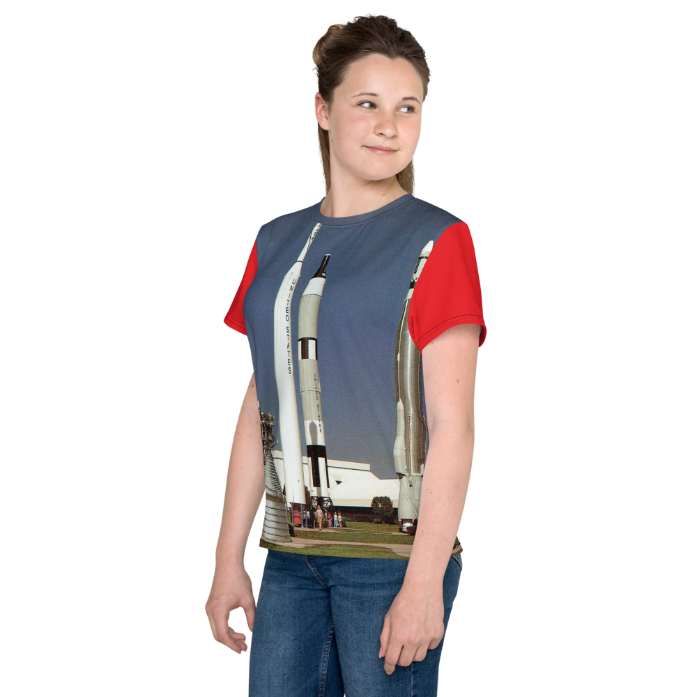 Kennedy Space Center Rocket Garden Spaceport Florida USA Youth's All-Over T-Shirt