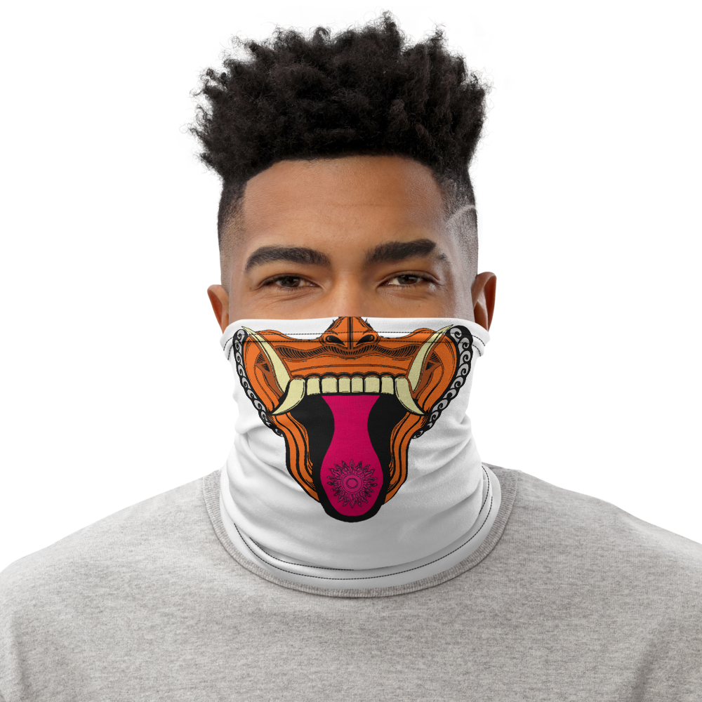 He Who Laughs Last!! Neck Gaiter