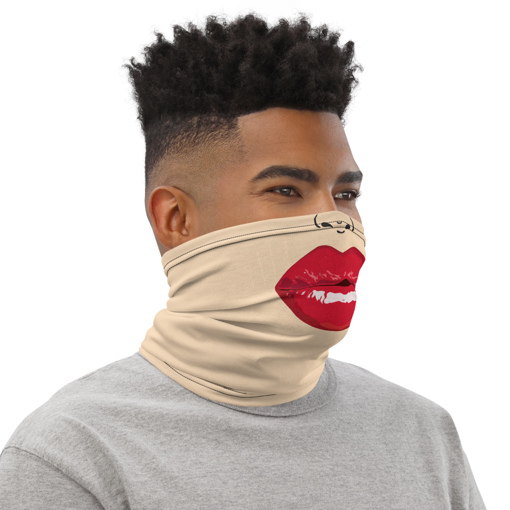 Ooooohh - Man's Sexy Lips Neck Gaiter