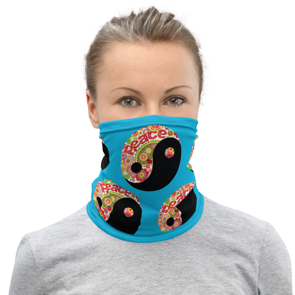 70's Style "Peace" Neck Gaiter