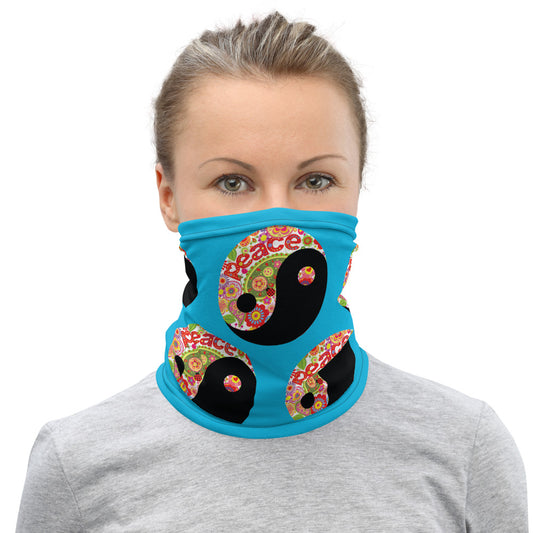 70's Style "Peace" Neck Gaiter