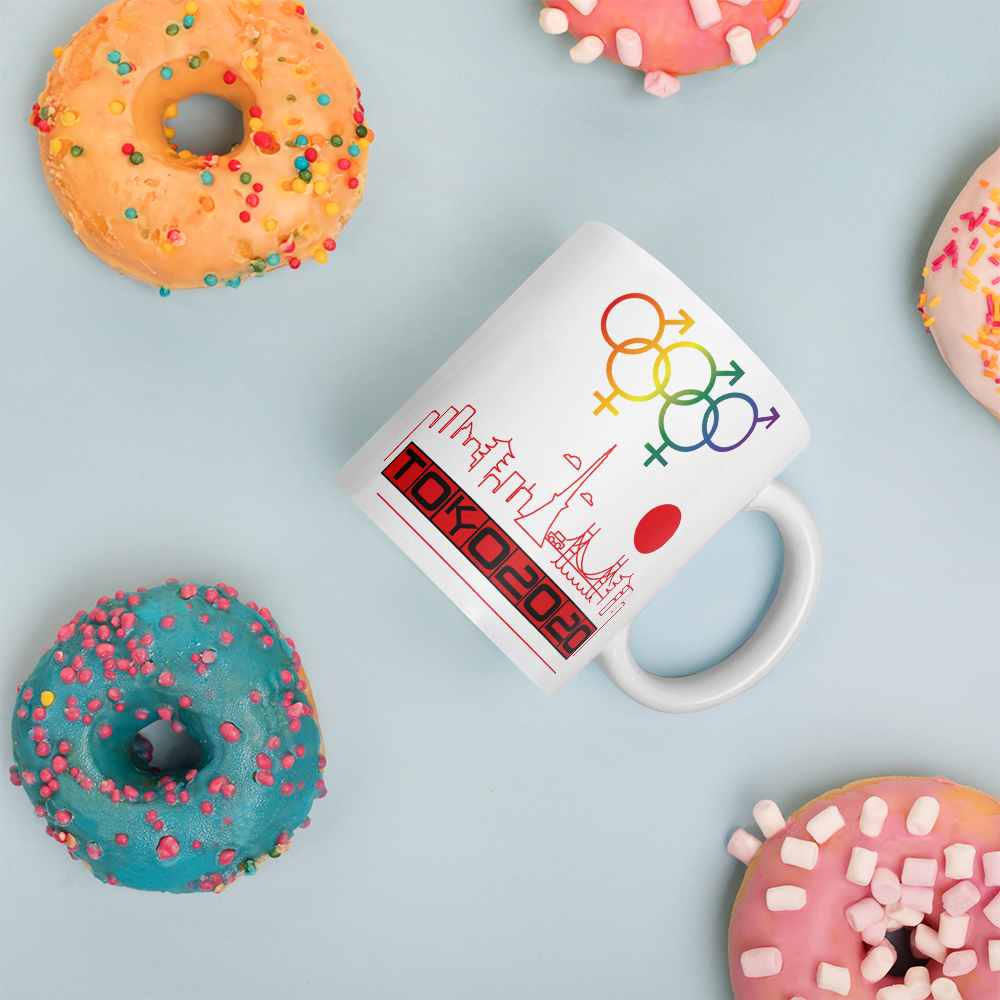 Tribe of the Union Rings Mixed Gender Identity Red Skyline Big 'O' Games 11oz./15oz. Coffee Mug