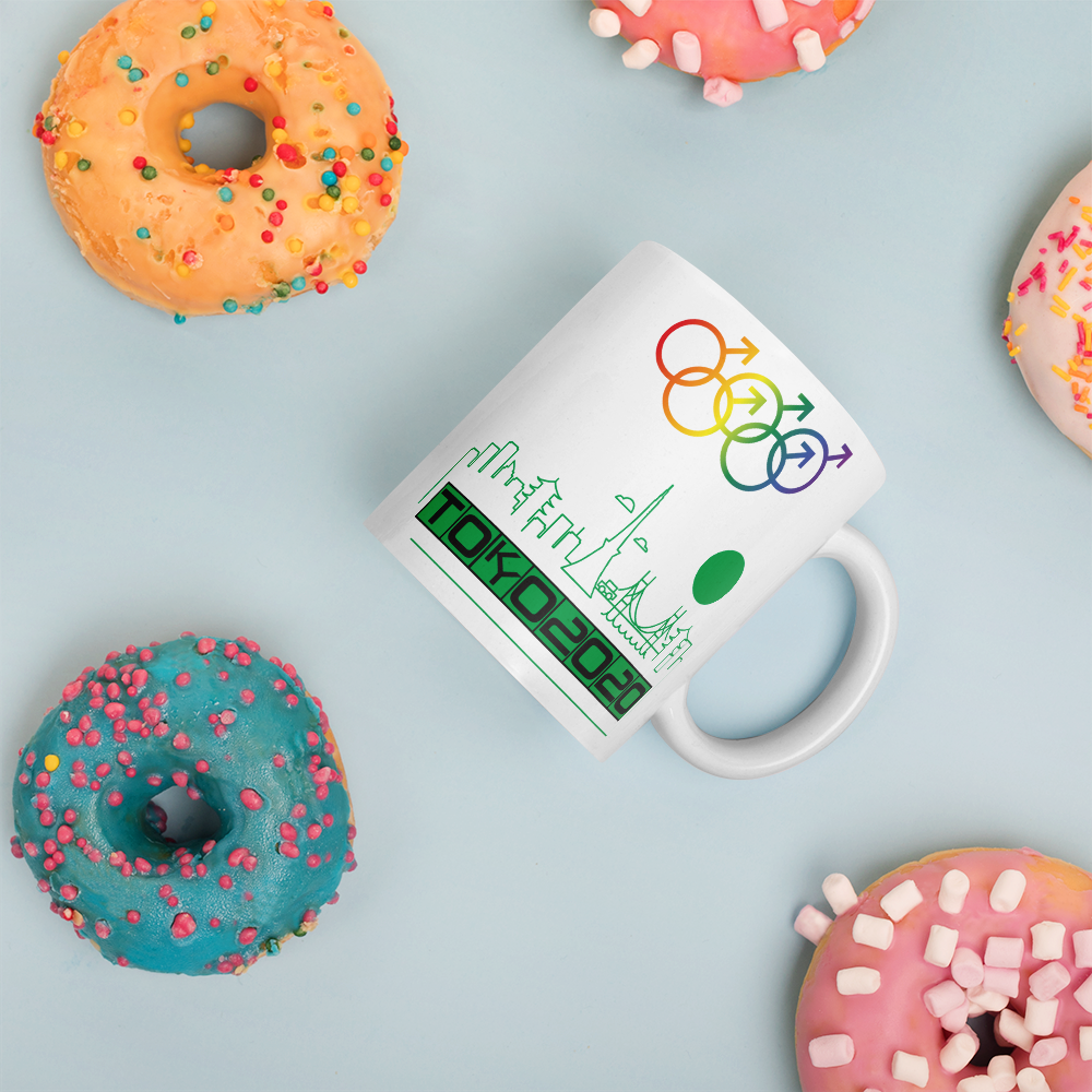 Tribe of the Union Rings Male Gender Identity Green Skyline Big 'O' Games 11oz./15oz. Coffee Mug