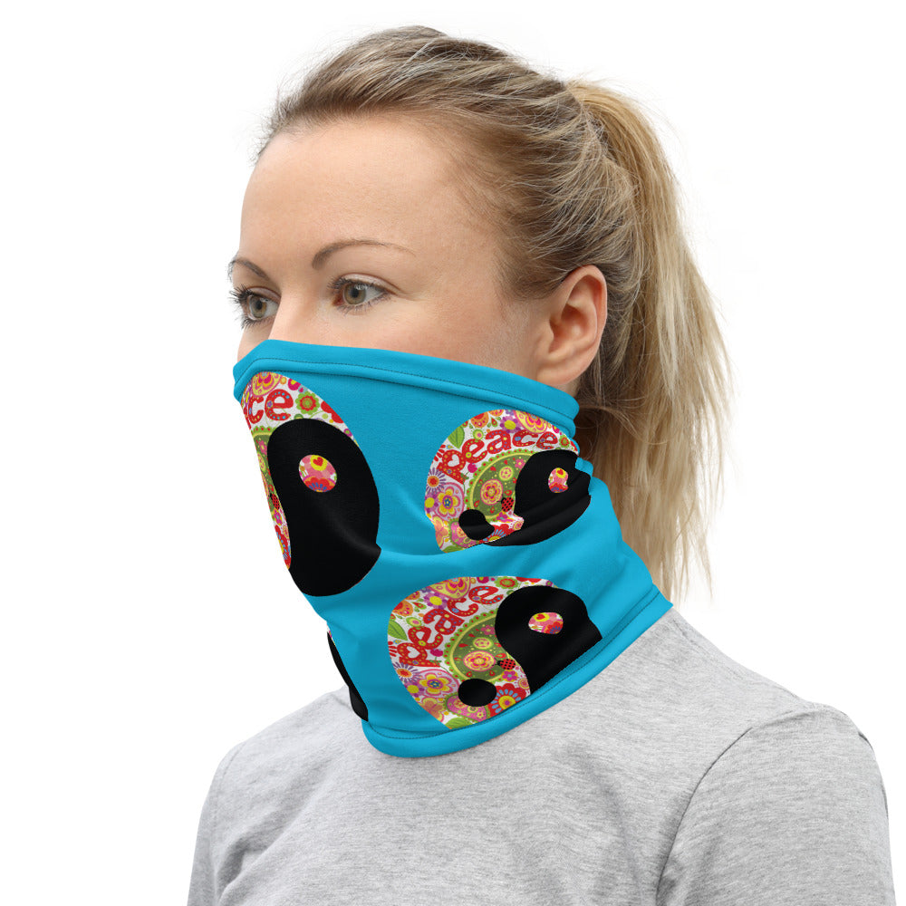 70's Style "Peace" Neck Gaiter
