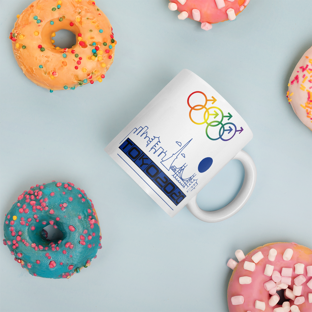 Tribe of the Union Rings Male Gender Identity Blue Skyline Big 'O' Games 11oz./15oz. Coffee Mug