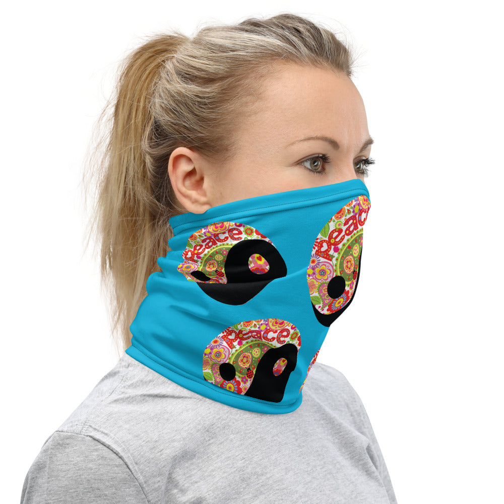 70's Style "Peace" Neck Gaiter