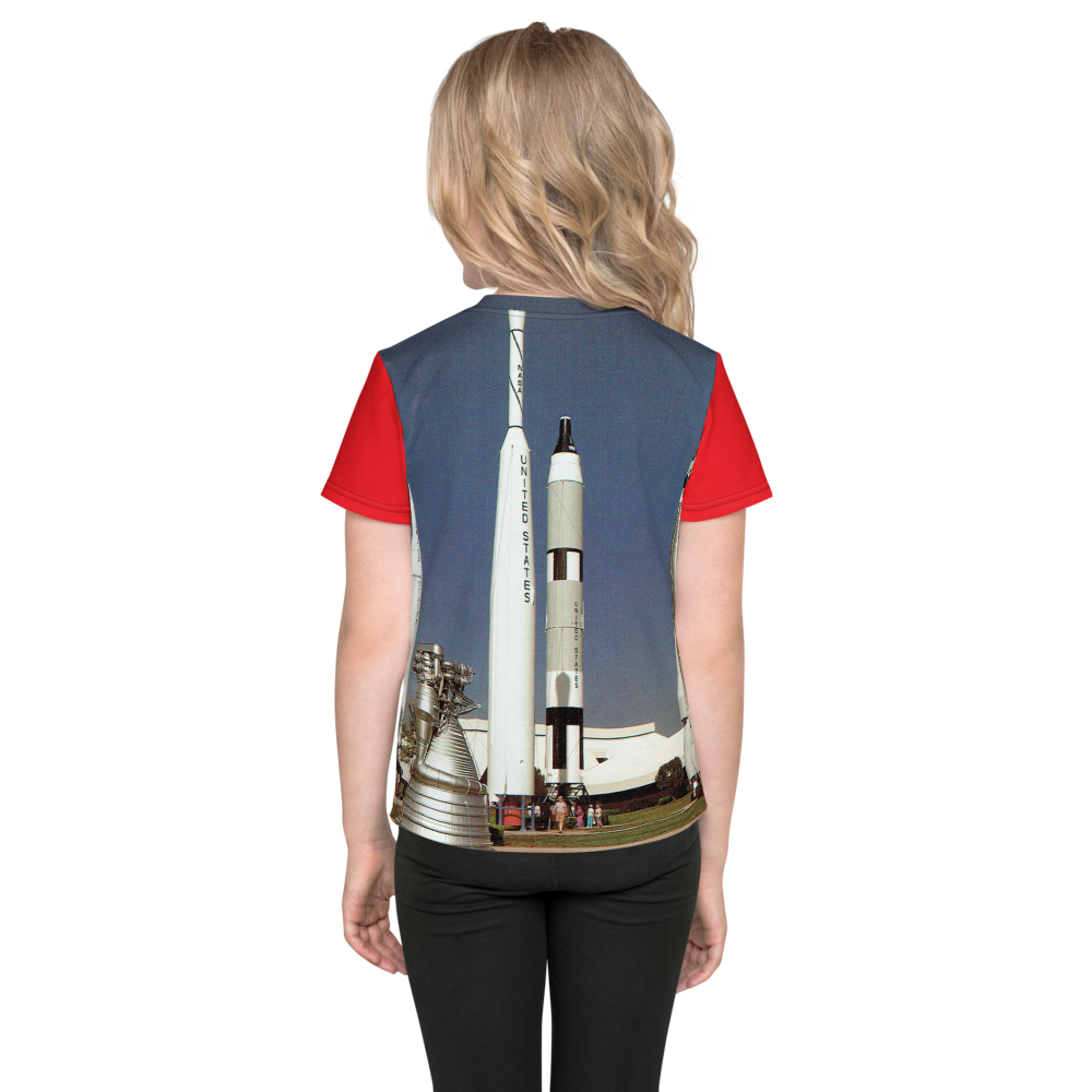 Kennedy Space Center Rocket Garden Spaceport Florida USA Kid's All-Over T-Shirt