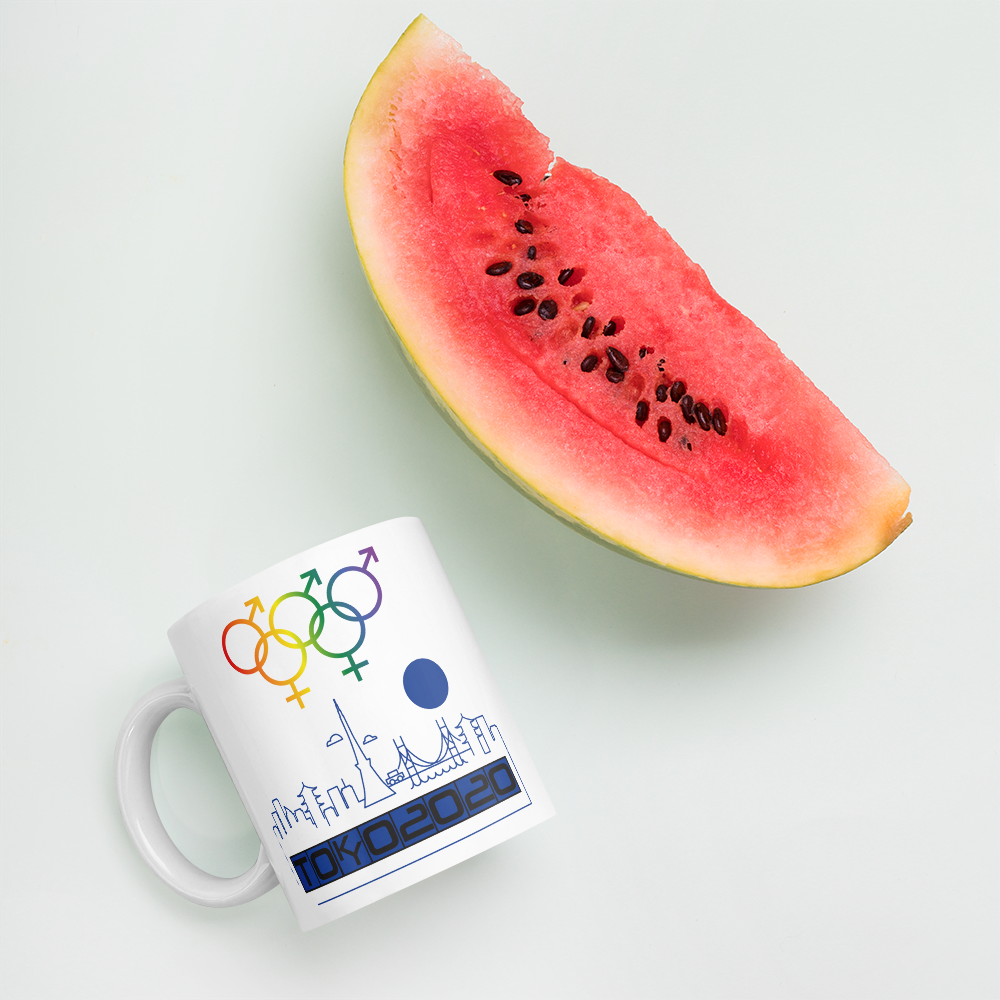 Tribe of the Union Rings Mixed Gender Identity Blue Skyline Big 'O' Games 11oz./15oz. Coffee Mug