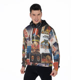SciFi Movies Collage-V1 All-Over Print Men's Pullover Hoodie
