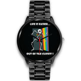 Life Is Easier Out Of The Closet LGBT Custom Design Watch