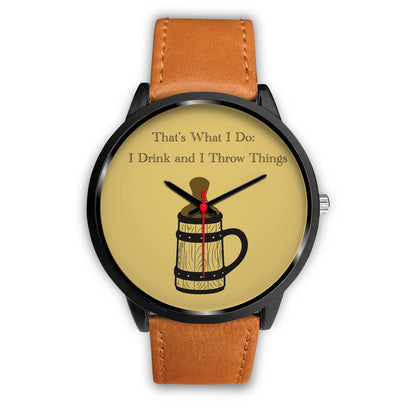 GOT-themed Beer Lover Custom Design Watch