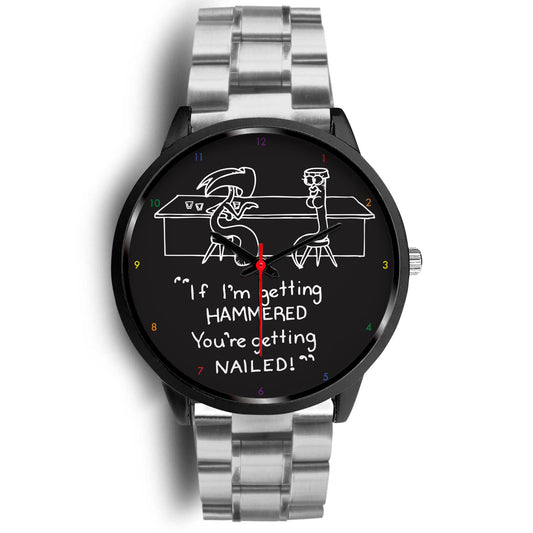 Hammer & Nail Bar-themed Pick-me-up Custom Design Watch