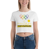 Tribe of the Union Rings Female Gender Identity Yellow Skyline Big 'O' Games Women’s Crop Tee