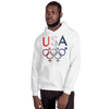 Tribe of the Union Rings USA Mixed Gender Identity Red, White, and, Blue colored Unisex Hoodie