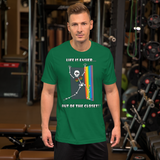 Life Is Easier Out Of The Closet/Heck, Yeah!!  Short-Sleeve Unisex T-Shirt