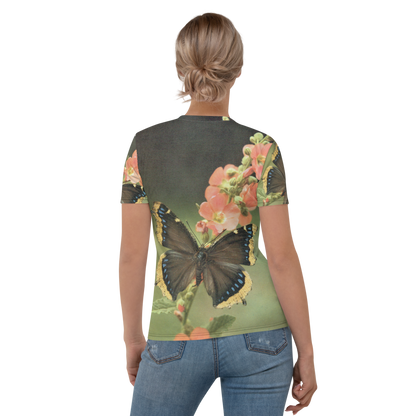 Butterflies - Photo of a Mourning Cloak on a Women's All-Over T-shirt