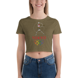 Tribe of the Union Rings Female Gender Identity 2020 Big 'O' Games Women's Softball Crop Tee