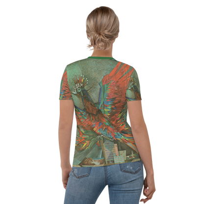 Phoenix Bird - Phoenix Sky Harbor Municipal Airport Terminal Mural Women's All-Over T-shirt