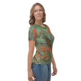 Phoenix Bird - Phoenix Sky Harbor Municipal Airport Terminal Mural Women's All-Over T-shirt