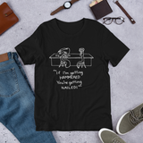 Hammer & Nail Bar-themed Pick-me-up Darker Colors Short-Sleeve Unisex T-Shirt