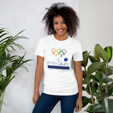 Tribe of the Union Rings Female Gender Identity Blue Skyline Big 'O' Games Short-Sleeve Unisex T-Shirt