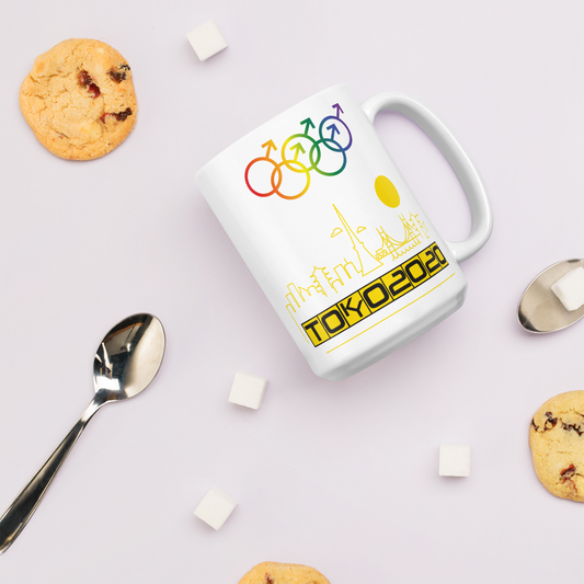 Tribe of the Union Rings Male Gender Identity Yellow Skyline Big 'O' Games 11oz./15oz. Coffee Mug