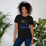 Tribe of the Union Rings Female Gender Identity Blue Skyline Big 'O' Games Short-Sleeve Unisex T-Shirt