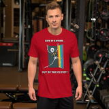 Life Is Easier Out Of The Closet/Heck, Yeah!!  Short-Sleeve Unisex T-Shirt