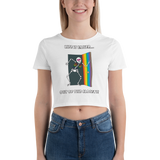 Life Is Easier Out Of The Closet!!  Women’s Crop Tee