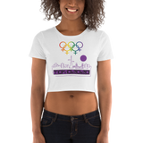 Tribe of the Union Rings Female Gender Identity Purple Skyline Big 'O' Games Women’s Crop Tee