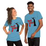 Beer Kong Pub Crawl and Bar-themed Lighter Colors Short-Sleeve Unisex T-Shirt