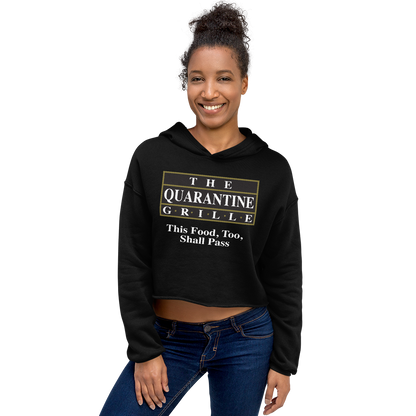 The Quarantine Grille Crop Hoodie