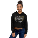 The Quarantine Grille Crop Hoodie