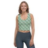 Michigan State Spartan Football Women's All-Over Design Crop Top