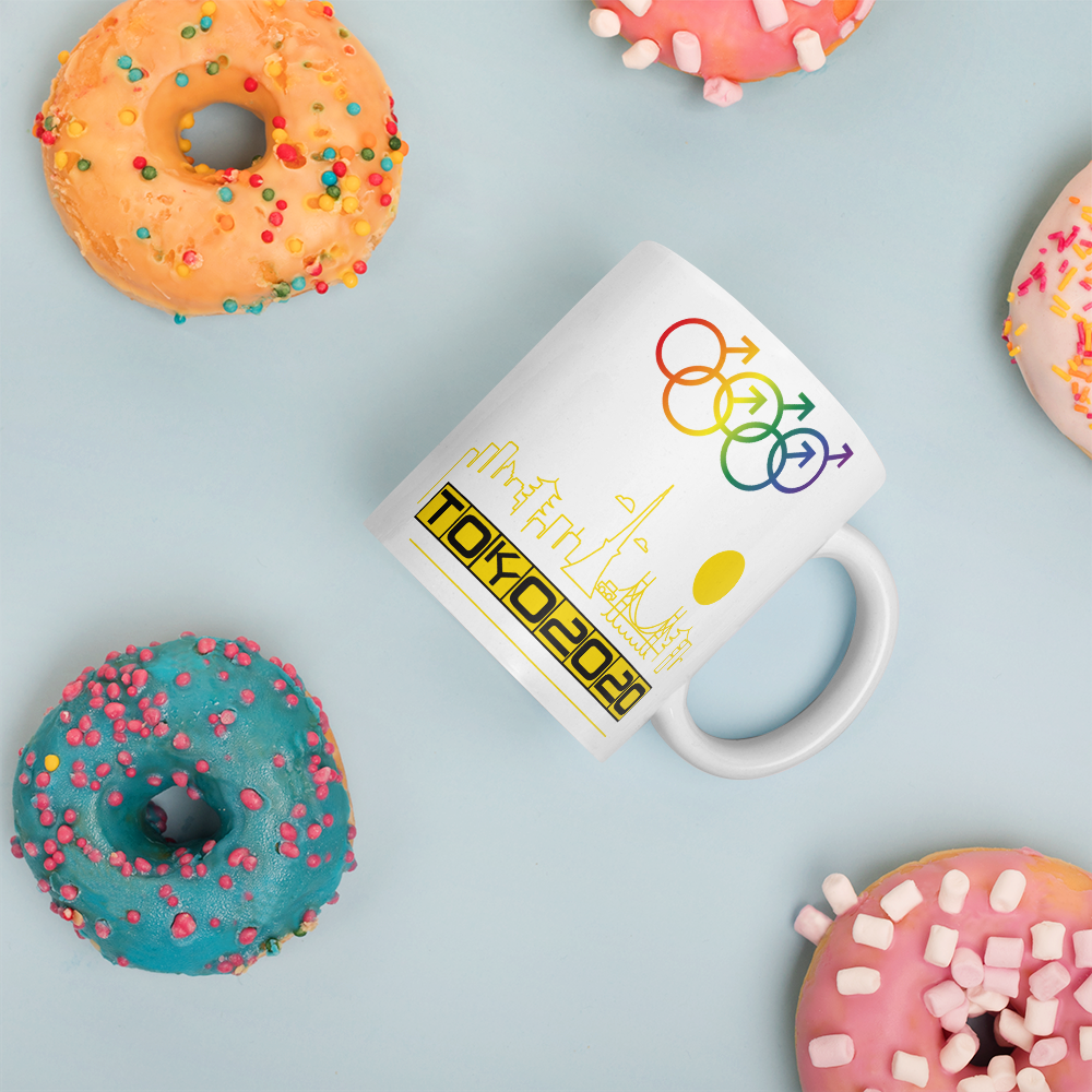 Tribe of the Union Rings Male Gender Identity Yellow Skyline Big 'O' Games 11oz./15oz. Coffee Mug