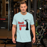 Beer Kong Pub Crawl and Bar-themed Lighter Colors Short-Sleeve Unisex T-Shirt