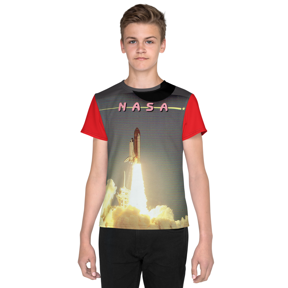 Kennedy Space Center Shuttle Lift-off Spaceport Florida USA Youth's All-Over T-Shirt