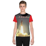 Kennedy Space Center Shuttle Lift-off Spaceport Florida USA Youth's All-Over T-Shirt