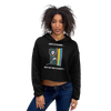 Life Is Easier Out Of The Closet/Heck, Yeah!! Crop Hoodie