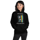 Life Is Easier Out Of The Closet/Heck, Yeah!!  Hooded Sweatshirt